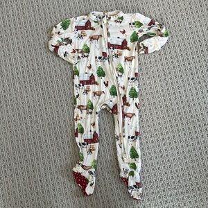 3-6mon Posh Peanut Farm footies